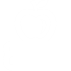 ein Apfelsymbol.